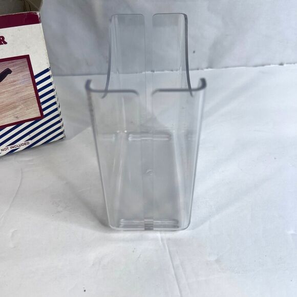 Bagel Holder Slicer NOS Kitchenette Plastic Acrylic - Picture 4 of 7